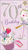 Picture of HAPPY 70TH BIRTHDAY CARD